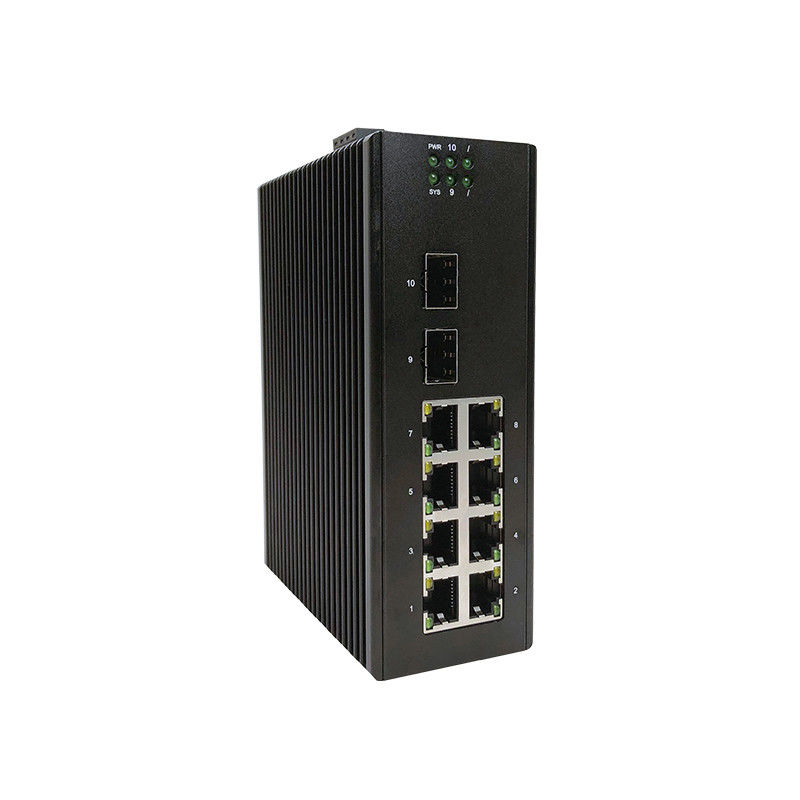 ZIKUN S2010MG PoE Industrial Ethernet Switch Wall Mount 6 Port Managed Switch
